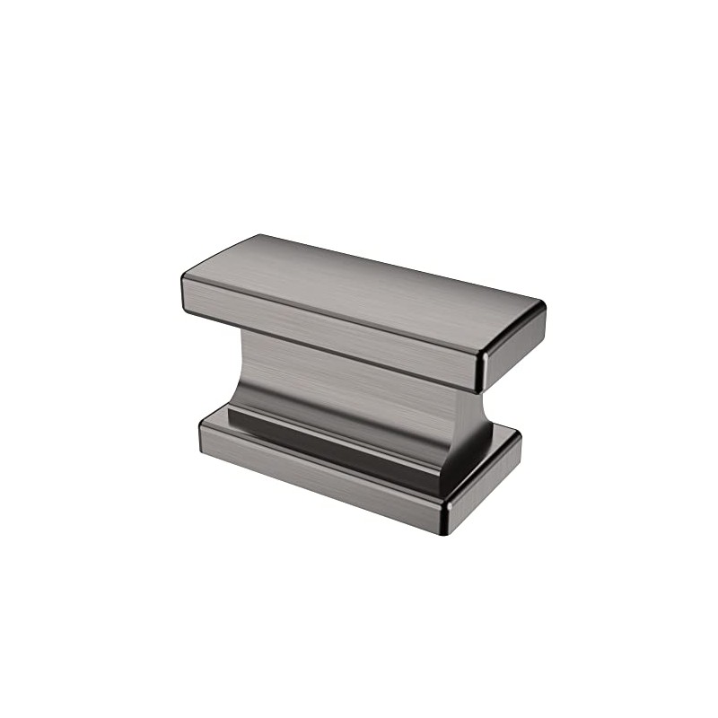 Alzassbg 10 Pack Brushed Black Nickel Cabinet Knobs, 1.46 Inch(37mm)