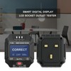 NJTY 220~250V UK Plug Socket Outlet Tester Smart Socket Tester