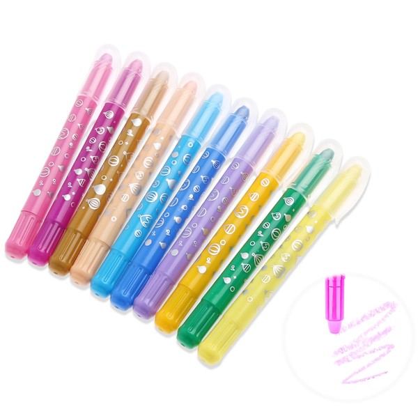 QttvbTna Colours Gel Highlighter Set, 10 Pieces Colourful Bible Markers,