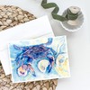 Caroline's Treasures Crab and oyster Greeting Cards and Envelopes Pack