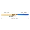 10Pcs Set 4x160mm Mini Titanium Plated Diamonds Needle File Kit