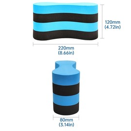 AIMALL Swimming Pull Float, EVA Swimming Leg Clip for Training, Posture Correction, Adjustable Swimming Clip, 220x80x120mm (8.66x3.14x4.72in)