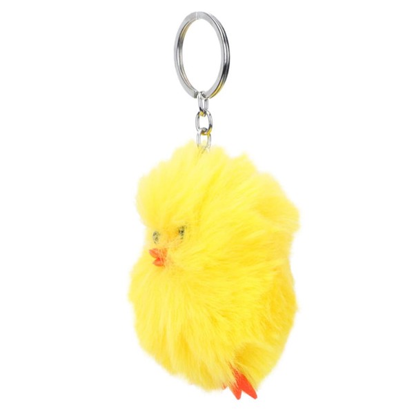 BESPORTBLE Cute Fluffy Chicken Keychain for Women Adorable Handbag Purse