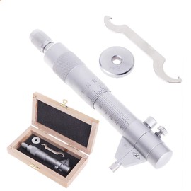 Internal Micrometer, Hole Bore Inner Diameter, Measuring Range 5-30mm, Measuring Range 0.01mm, Precision Micrometer Set, Accurate Repetitive Measurement Tools, Calibration Ring Set with Box