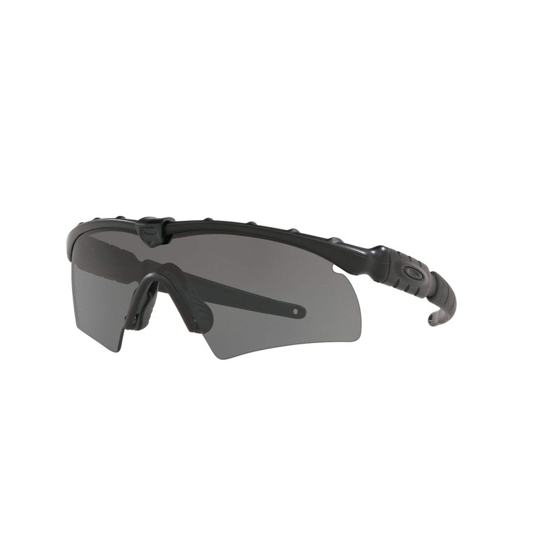 Oakley Mens OO9061 M Frame Hybrid S Rectangular Sunglasses, Black/Grey,