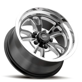 Vision 149 PATRIOT Custom Wheel - 15x4, -19 Offset, 5x114.3 Bolt Pattern, 83.1mm Hub - Gloss Black with Milled Spokes Rim