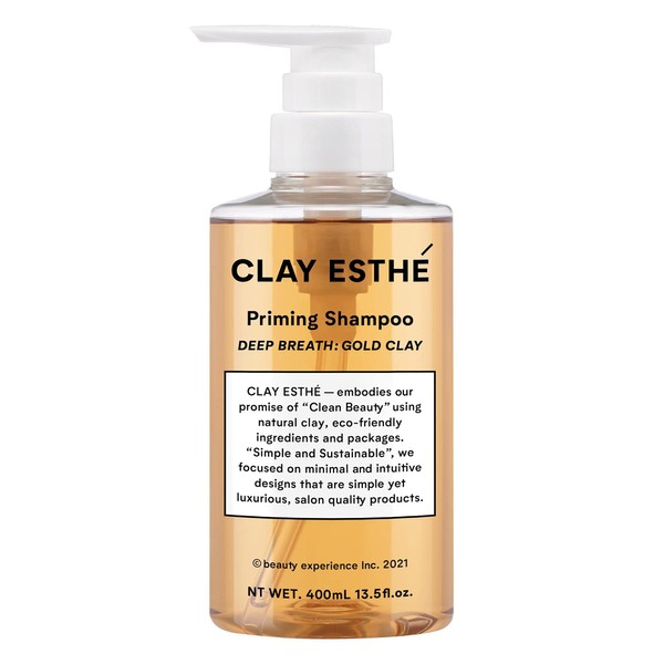 BX Clay St Priming Shampoo Gold Clay 13.5 fl oz (400 ml)