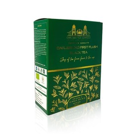 CHELSEA Organic Premium First Flush Tea(100g/50 cups) Exquisite Flavor, Freshly Harvested, Perfect for Tea Lovers" | Expertly Blended, Sourced from Darjeeling's Finest Gardens, Champagne Of Teas