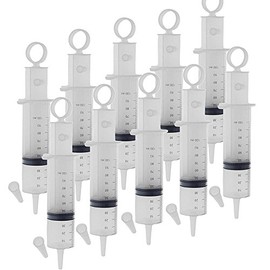 Kosmetex 3 Piece Syringe 100 ml Luer Attachment for Catheters etc. Sterile Packed Pack of 10