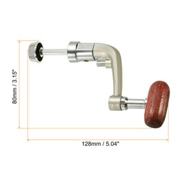 PATIKIL 2Pcs Fishing Reel Handle Crank Rock Arm Rotary Knob Grip for 1000/4000