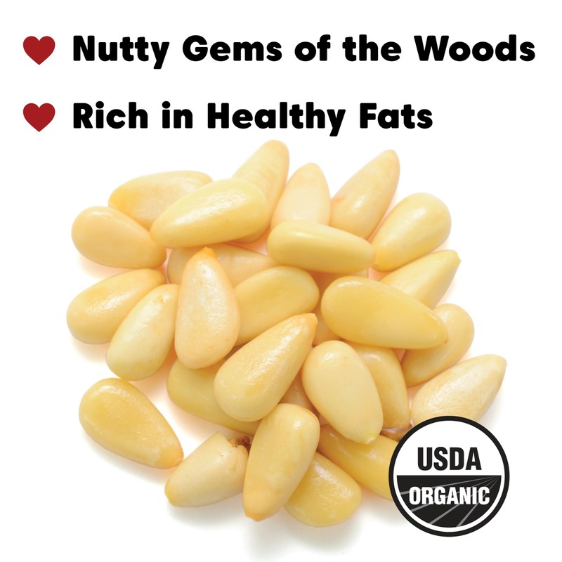 Wilderness Poets, Organic Pine Nuts, Fresh, Sweet, Creamy & Buttery