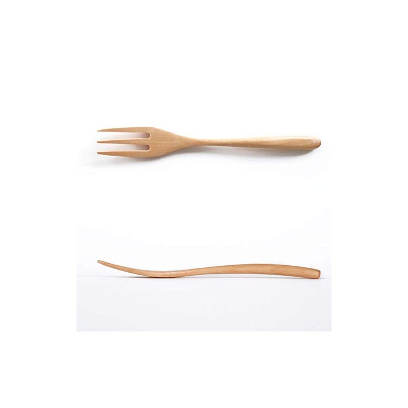 White House Wooden Pasta Forks, Set of 5, Length 193mm