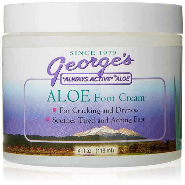 Georges Aloe Foot Cream, 4 Ounce
