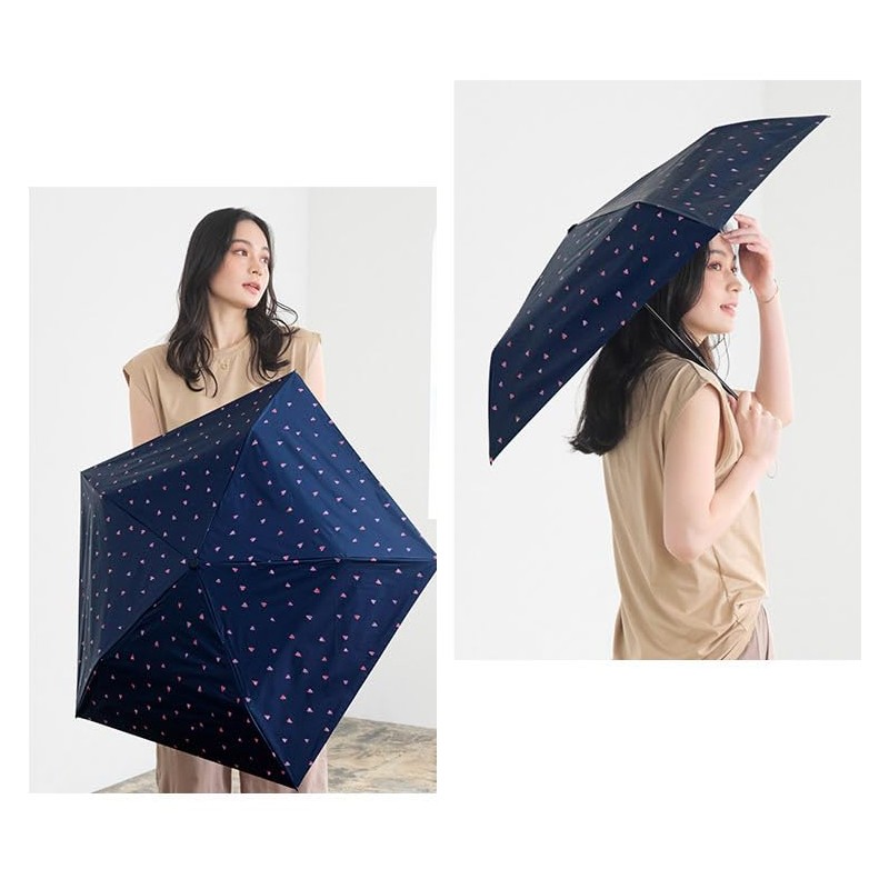 [2025] Wpc. Parasol Light Darkening Lightweight Watercolor Heart Mini Off