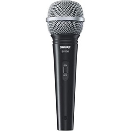 Shure SV100 Micrófono Vocal Cardioide para Voces, Karaoke, Multimedia e Instrumentos