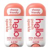 hello Aluminum Free Deodorant for Women, Girls,Safe for Kids,2 Pack,Select