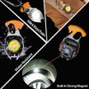 DXSAWA COB Keychain Work Light Keychain Flashlights 7 Light Modes,Portable
