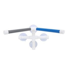 HEEPDD PVC Bird Barsch Ständer Spielzeug, Vogel Dusche Bad Ständer Papagei Trainingsständer mit Saugnapf für Papagei Ara