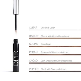 OFIR Brow Tonic Serum Browliner | Cruelty-Free Hybrid Makeup & Skincare | Smudge-Proof Matte Finish with Hyaluronic Acid & Plant Extracts | Strengthen