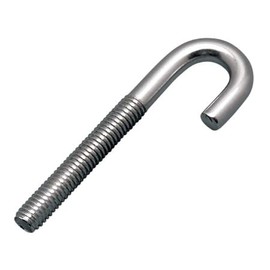 304 Stainless Steel J-Bolt 1/4" (S0358-0760) (5 PK)