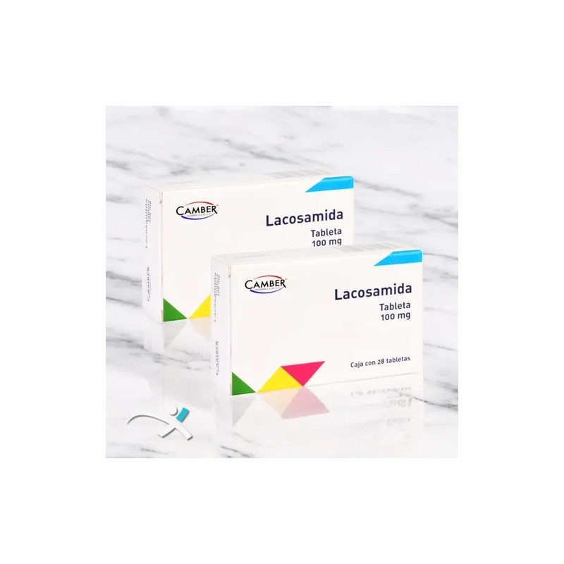 Lacosamida 100 Mg Camber Pharma 56 Tabletas Pack