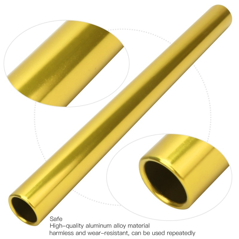 Leapiture Pack of 3 Squadrons Sprint Batons for Athletics Events,