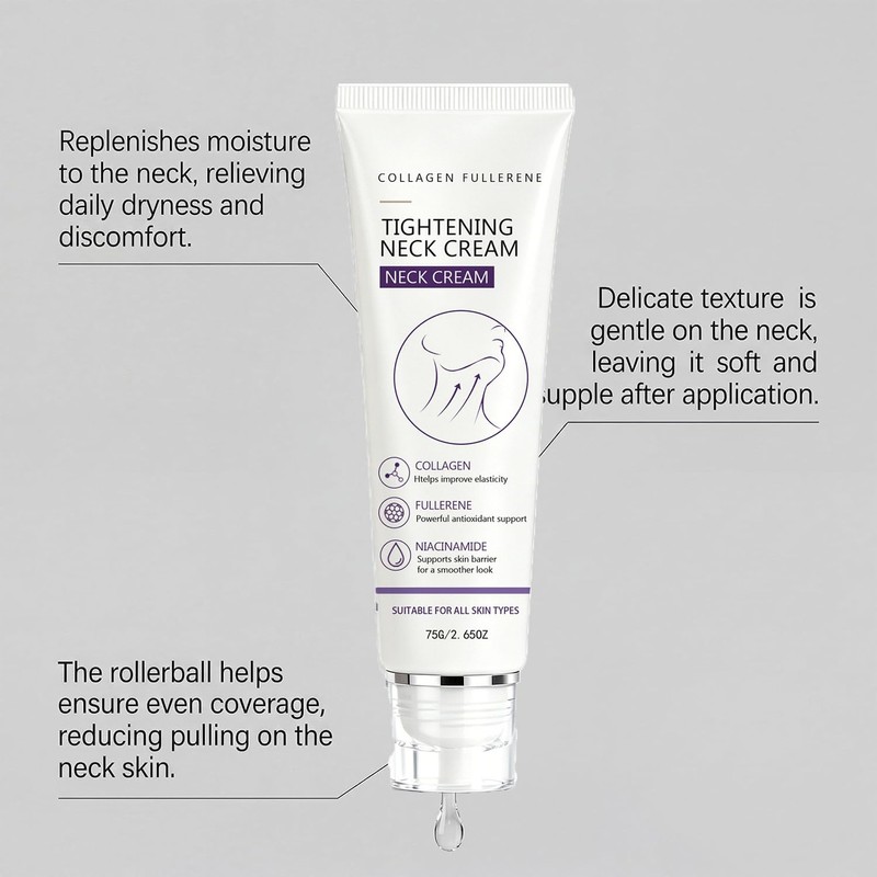 Magec Cream|Magic Collagen Fullerene Neck Cream|Tighten and Lift Firming Neck