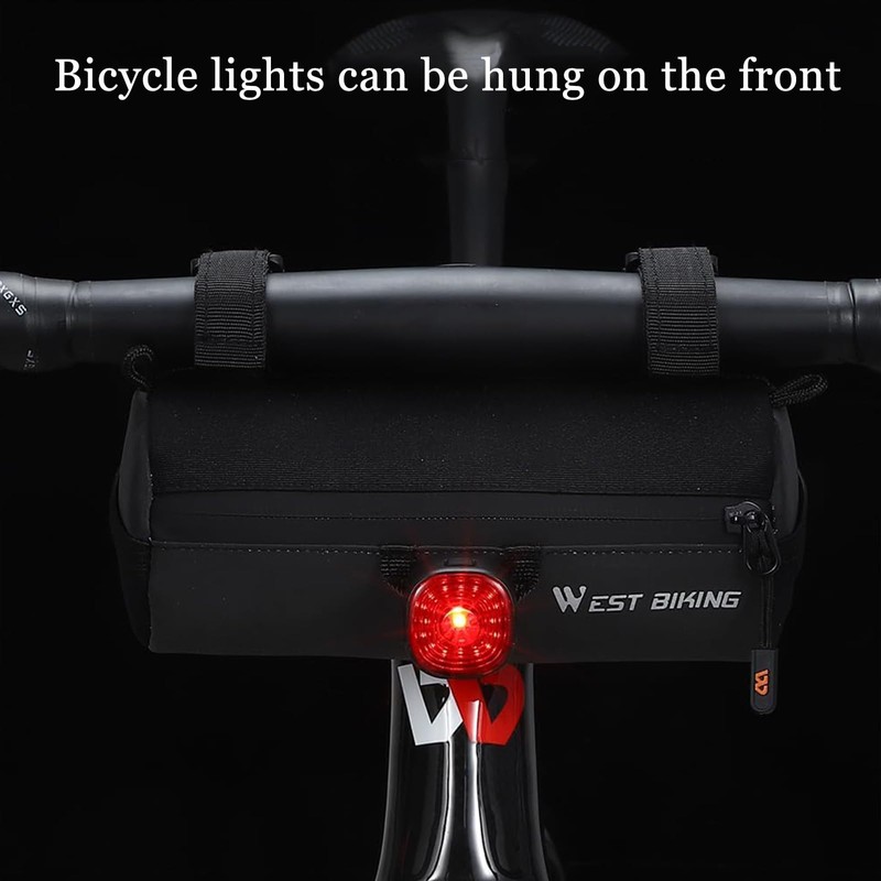 Ayicheyl Bicycle Handlebar Bag, Handlebar Bag with Shoulder Strap, Handlebar