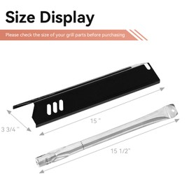 Grill Replacement Parts for Outdoor Gourmet 4 Burner GR2215120-OG-00 FSOGBG1106 GR2215101-OG-00, Outdoor Gourmet 12061 Burner UFHP2 Heat Plates Replacement Parts for GR2215120-OG-00 4 Burner Grills