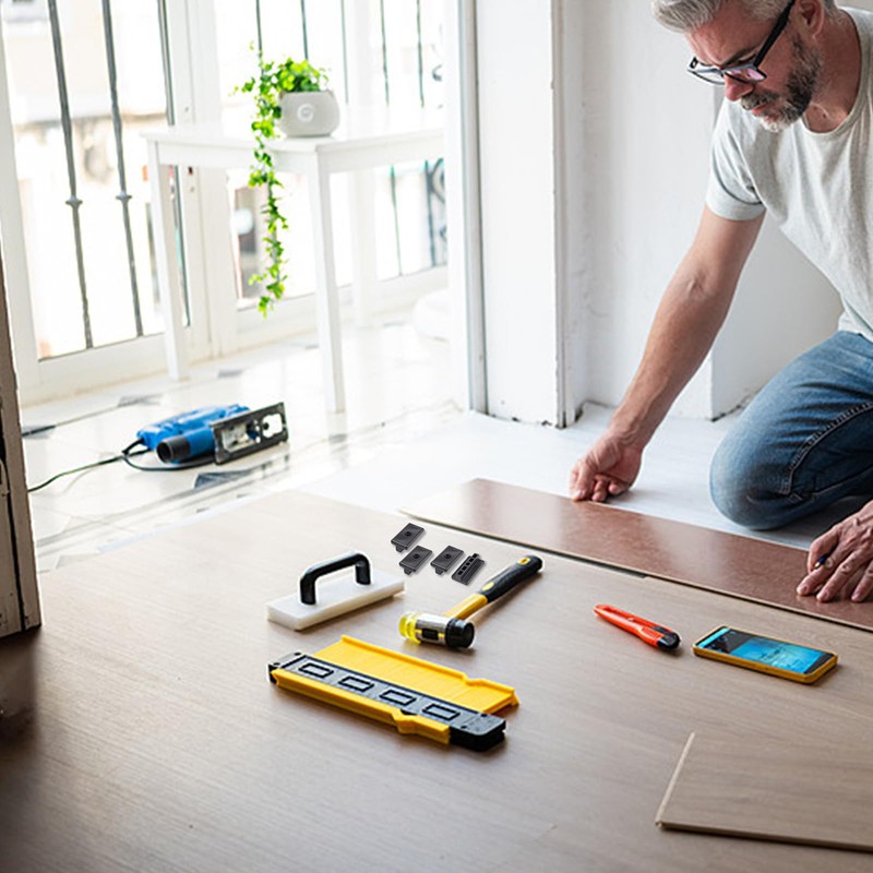 YFaith Hidden Fixing T-Clip 200 Pieces 6mm Hidden Decking Patio