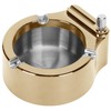 Stainless Steel Ashtray with Matches Lighter Function for Home Office