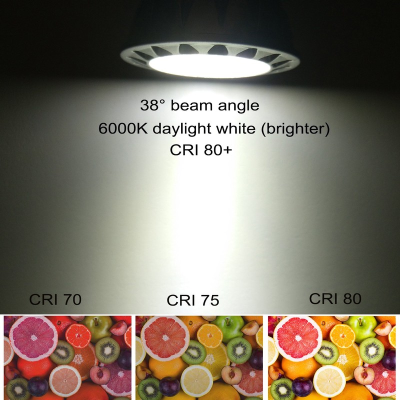 ALIDE MR16 Led Bulbs GU5.3 7W 6000K Daylight Cool Bright