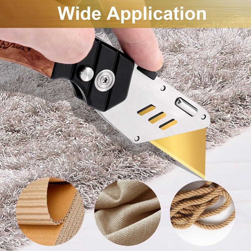 Vickay 30 Pack Utility Knife Blades, Heavy Duty Box Cutter