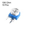 sourcing map Trimmer Potentiometer Top Adjustment Horizontal Variable Resistance 10K