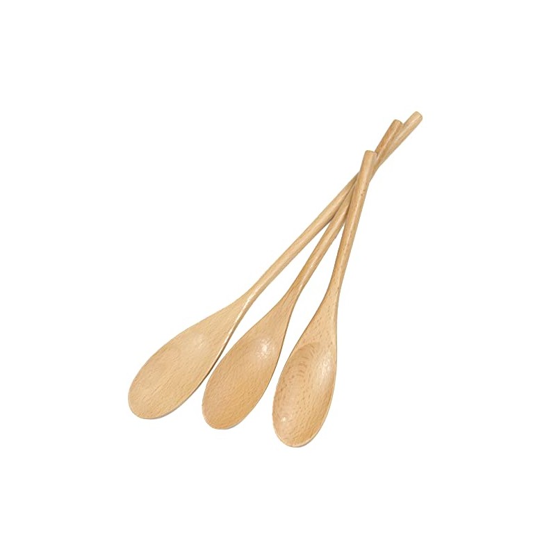 Chef Craft Select Beechwood Spoon Set, 10, 12, and 14