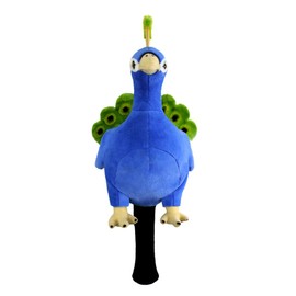 Scott Edward Funny Golf Club Cover Fit Good for Drivers Golf Club Cute Animal Zoo Design Soft Functional Golf Headcover Stylish Protection for Men and Women (Peacock-DR)