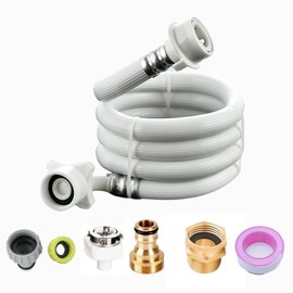 Portable washing machine hoses, Used for washing machine water supply line，faucet adapter for portable washer,washing machine hoses 6ft