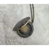 Keepsake Full Moon Locket Antique Brass Necklace photo keepsake Best