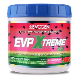 Evp Xtreme Evogen 40 Servicios Pre Entreno Oxido Nitrico Sabor Sour Watermelon