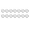 30pcs Hearing Amplifiers Eartips Soft Silicone White Accessories Replacement Earbud