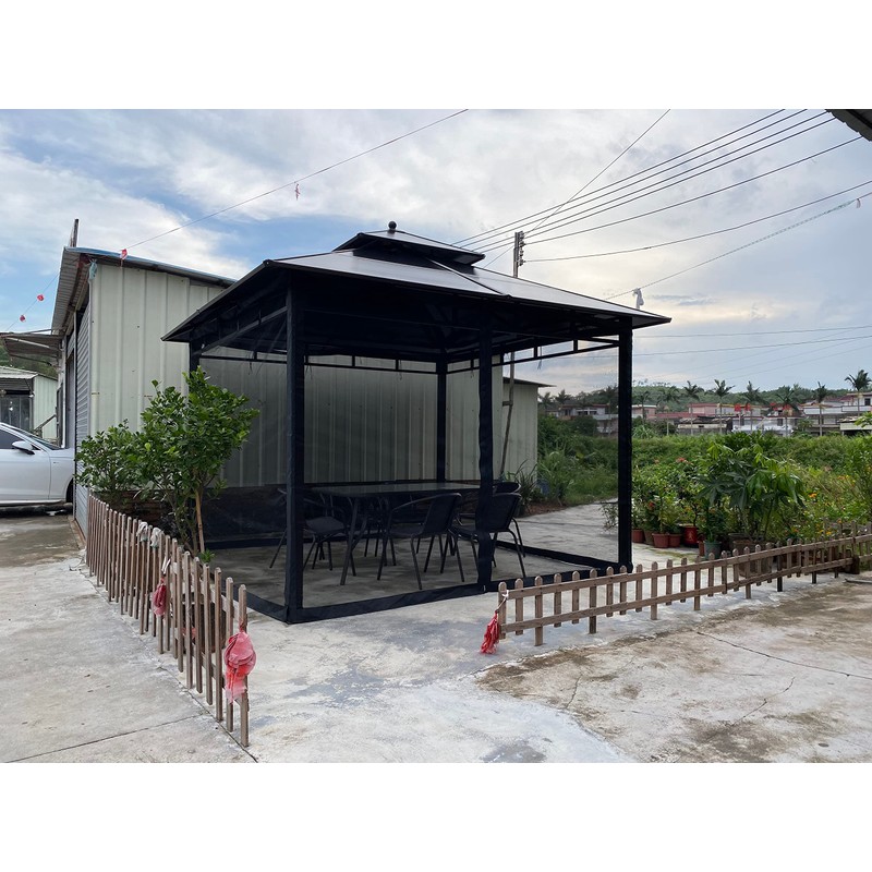 10x10 Gazebo Replacement Mosquito Netting for Pop-Up Canopy Tent, Sidewall