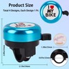 CREATCABIN I Love My Bike Bicycle Bell Classic Aluminum Bike