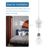 Vecys 1PCS Pendant Light Fitting,Ceiling Fitting Set with 100cm Adjustable