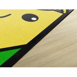 Flagship Carpets Schoolgirl Style School Days Color Your World with Kindness Educational Area Rug for Kids Room, Children's Classroom Rug for Teaching and Playroom, 5' X 7'6"