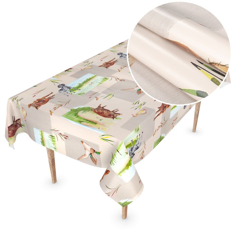 Oilcloth Tablecloth Washable Garden Tablecloth Oilcloth Square Round Oval 100