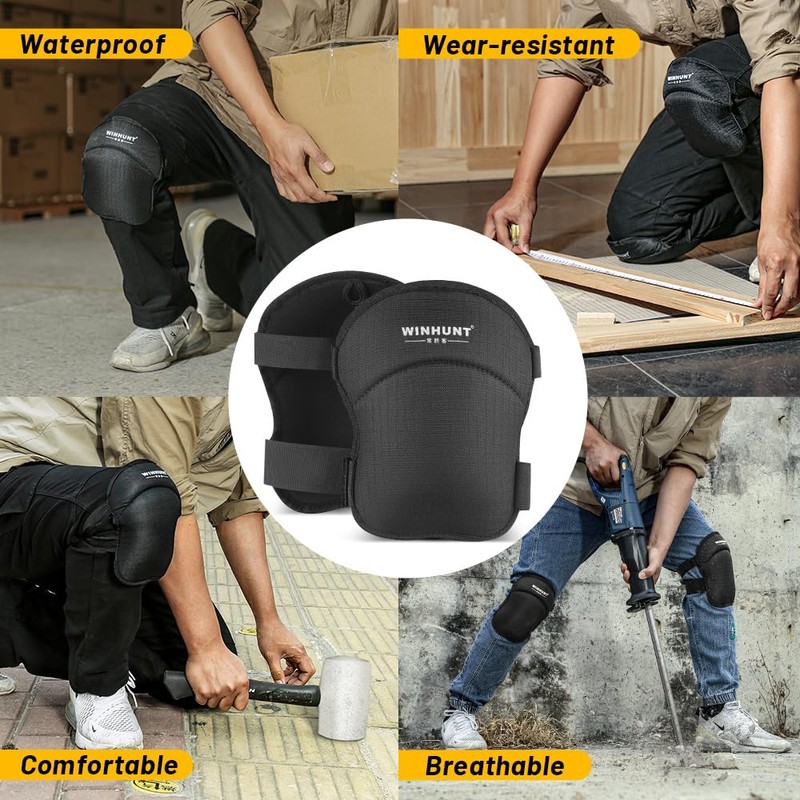 WINHUNT WHN22 Knee Pads Work for Gardeners, Workers, Sports