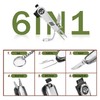 6 in 1 Golf Accessory Bag PU Leather with Tees