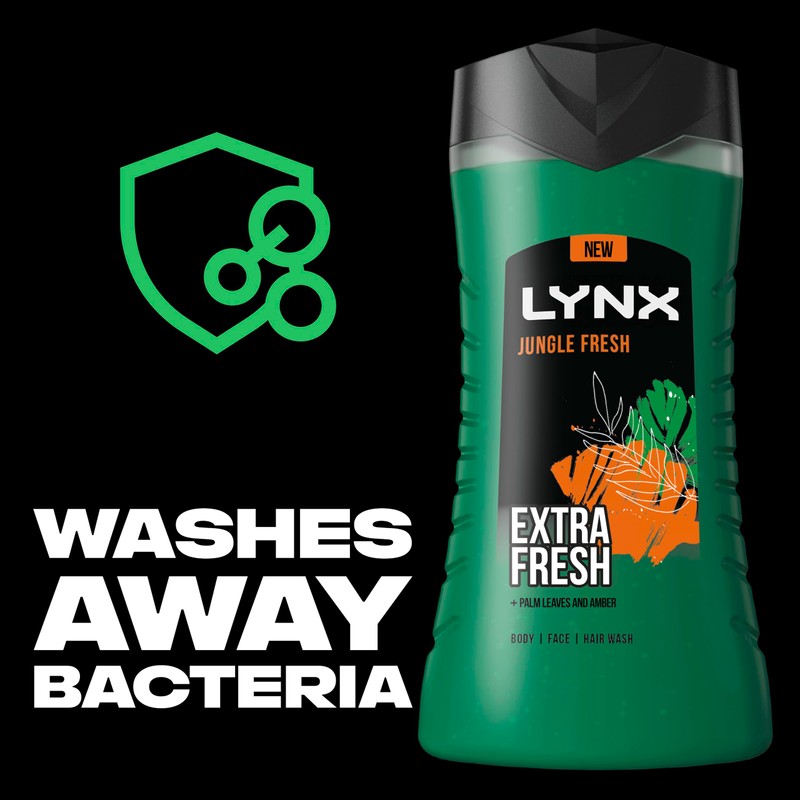 Lynx Jungle Fresh 3-in-1 Body Wash 500 ml