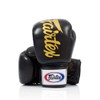 Fairtex BGV19 Deluxe Tight-Fit Gloves (Black, 12 oz)