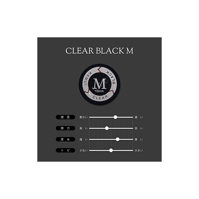 Billiard Camuy Clear Black Tap (M)